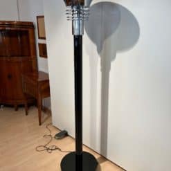 Black Art Deco Lamp - Right Side View - Styylish