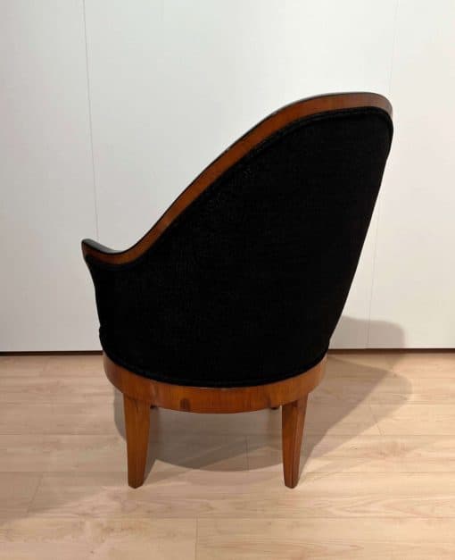 Biedermeier Swivel Chair- back left side view- Styylish