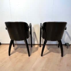 Two Art Deco Armchairs - Back View - Styylish
