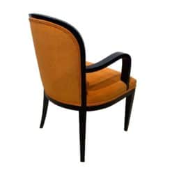 Restored Art Deco Armchairs - Individual Chair Back Profile - Styylish