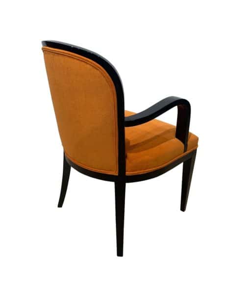 Restored Art Deco Armchairs - Individual Chair Back Profile - Styylish