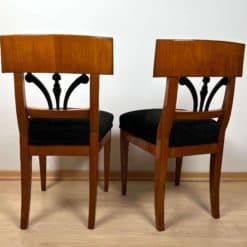 Set of Two Biedermeier Chairs - Back Profile - Styylish