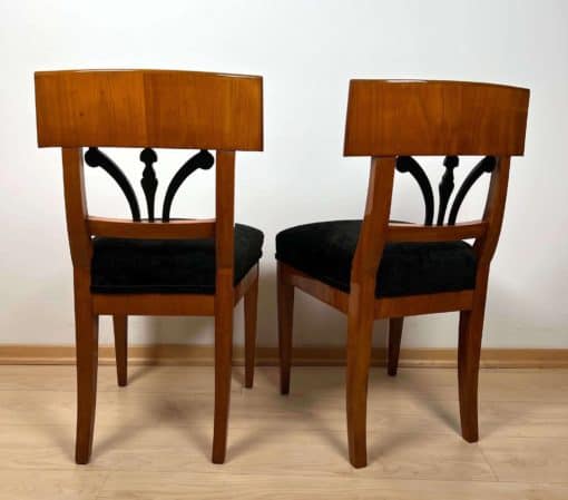 Set of Two Biedermeier Chairs - Back Profile - Styylish