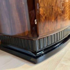 Large Art Deco Sideboard - Black Lacquer Base - Styylish