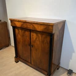 Neoclassical Biedermeier Half-Cabinet - Full Side View - Styylish