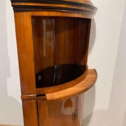 Large Biedermeier Corner Cabinet - Pull-Out Tray - Styylish
