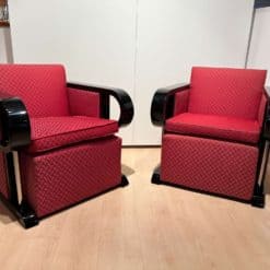 Two Art Deco Club Chairs - Side by Side - Styylish