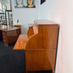 Biedermeier Cylinder Secretary Desk - Full Side Profile - Styylish