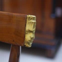 Set of Six Biedermeier Chairs - Golden Face Close-Up - Styylish