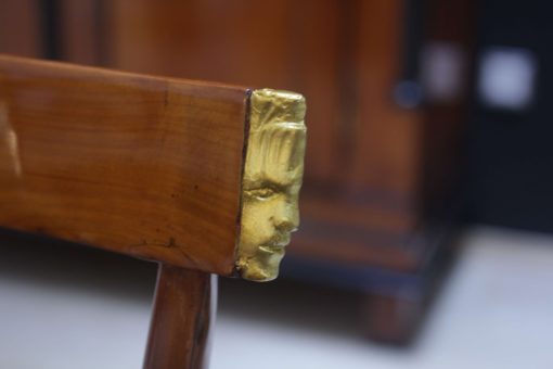 Set of Six Biedermeier Chairs - Golden Face Close-Up - Styylish