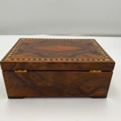 Antique Biedermeier Box - Back Hinge Detail - Styylish