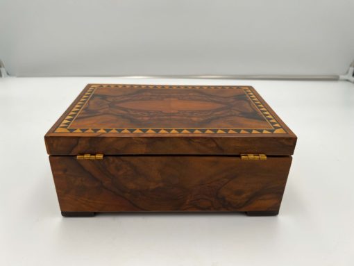 Antique Biedermeier Box - Back Hinge Detail - Styylish