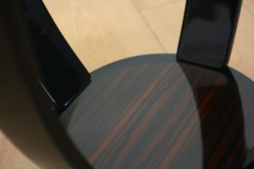 Small Art Deco Table - Base Veneer Detail - Styylish