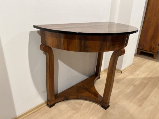 Biedermeier Demi-Lune Console Table - Left Angle - Styylish