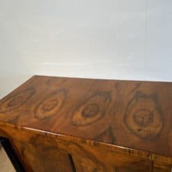 Neoclassical Biedermeier Half-Cabinet - Wood Grain Detail - Styylish