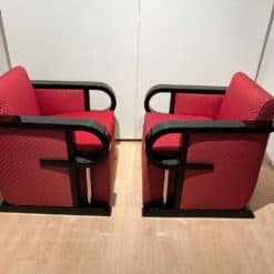 Two Art Deco Club Chairs - Turned Inwards - Styylish