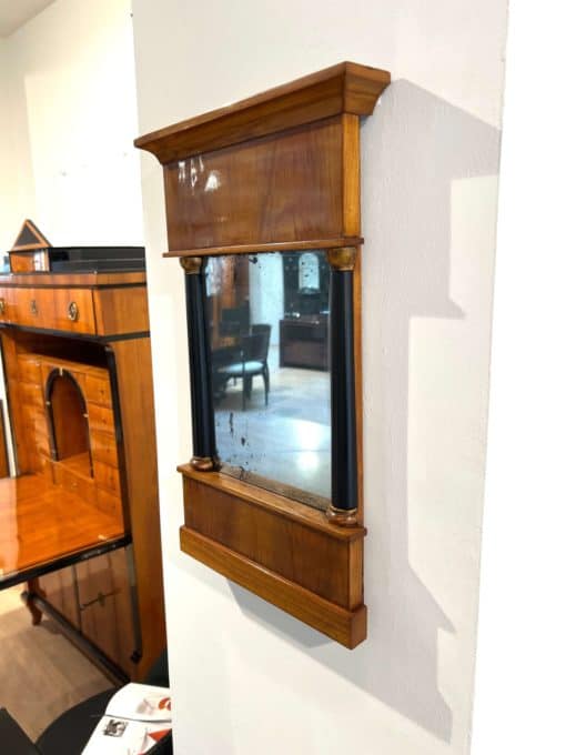 Tiny Biedermeier Wall Mirror - Full Size Angled - Styylish