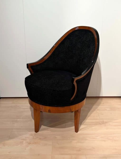 Biedermeier Swivel Chair- three quarter view- Styylish