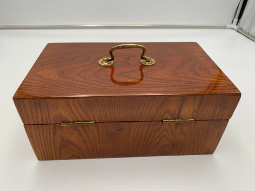 Biedermeier Box with Original Handle - Back Hinges - Styylish