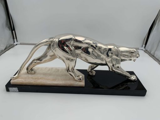 Walking Panther Sculpture - Side Detail - Styylish