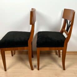 Set of Two Biedermeier Chairs - Side Angle - Styylish