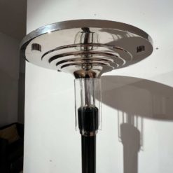 Art Deco Style Floor Lamp - Nickel Plated Top - Styylish