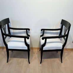 Neoclassical Biedermeier Armchair - Facing Each Other - Styylish