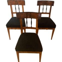 Biedermeier Chair - Set of Three Front View - Styylish