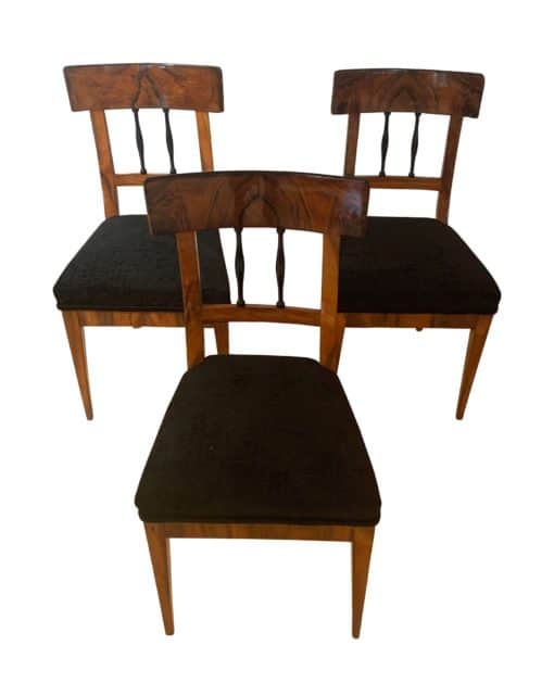 Biedermeier Chair - Set of Three Front View - Styylish