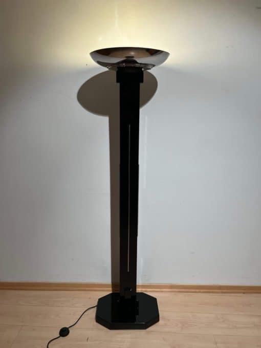 Tall Art Deco Lamp - Full View with Light On - Styylish
