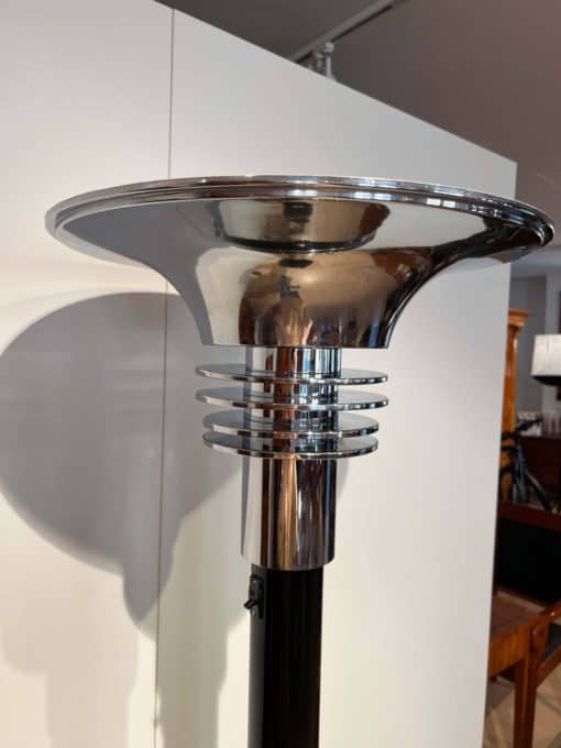 Black Art Deco Lamp - Metal Top - Styylish