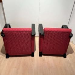 Two Art Deco Club Chairs - Back Profile - Styylish