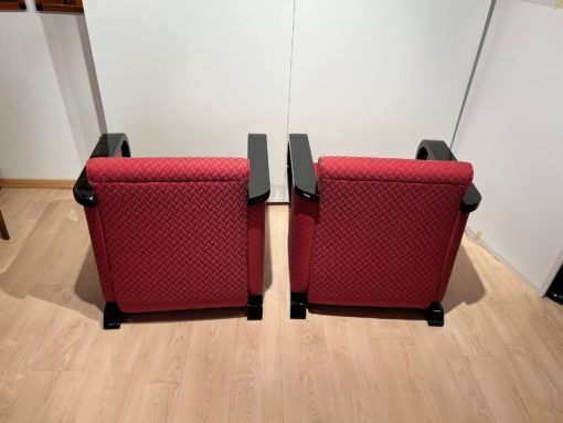 Two Art Deco Club Chairs - Back Profile - Styylish