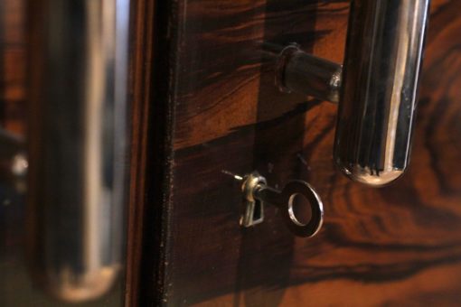 Two-Doored Art Deco Armoire - Key and Keyhole Detail - Styylish