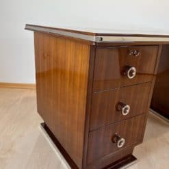Large Art Deco Desk - Left Side Drawers - Styylish
