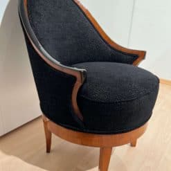 Biedermeier Swivel Chair- left side detail- Styylish