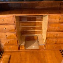 Neoclassical Biedermeier Secretary Desk - Inner Compartment and Drawers - Styylish