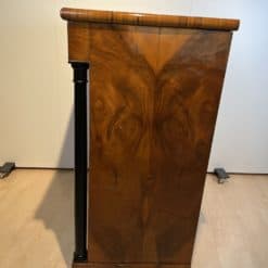 Neoclassical Biedermeier Half-Cabinet - Side Wood Grain Detail - Styylish