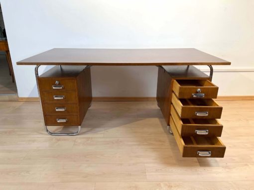 Bauhaus Desk by Mücke-Melder - Right Side Drawers Opened - Styylish