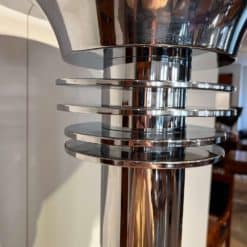 Black Art Deco Lamp - Metal Ring Close-Up - Styylish