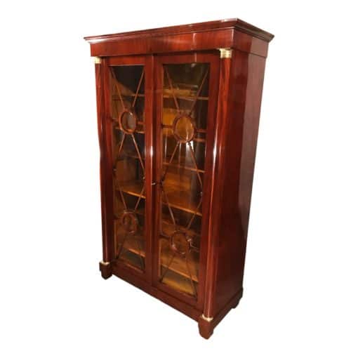 Antique Biedermeier Library Cabinet- Styylish