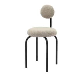 Boucle Side Chair , Object 077, handmade