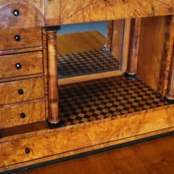 Biedermeier Cherry Wood Secretary Desk- inside view detail- Styylish