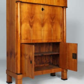 Biedermeier Cherry Wood Secretary Desk, 1820