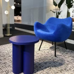 RM58 Soft chair- in blue velvet- Styylish