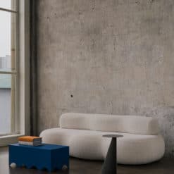 Boucle Sofa- seen on a grey background- Styylish