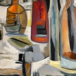 Contemporary Artwork by Cécile Ganne- detail of some bottles- Styylish