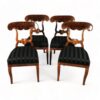 Set of four Biedermeier Oxhead chairs- Styylish