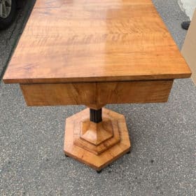 Antique Biedermeier Sewing Table, 1820