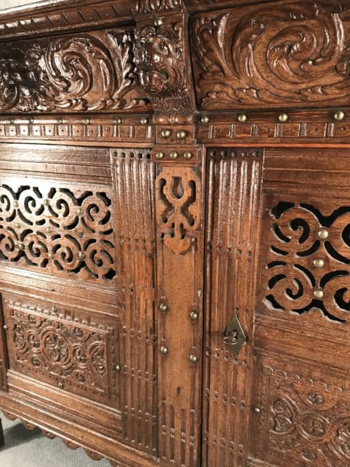 Renaissane Style Credenza- wood work detail- Styylish